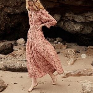 Doen Monet Dress in Pink Valley Floral